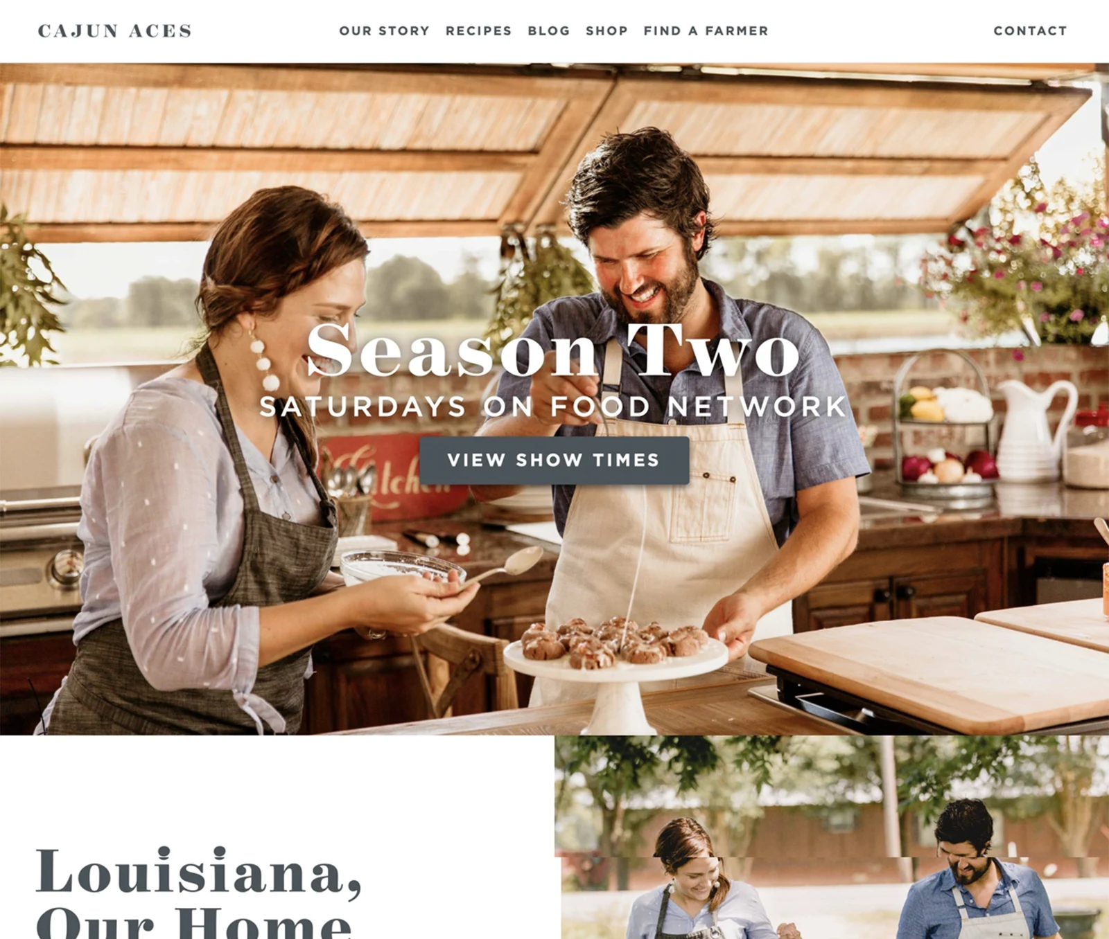 Cajun aces homepage 2x