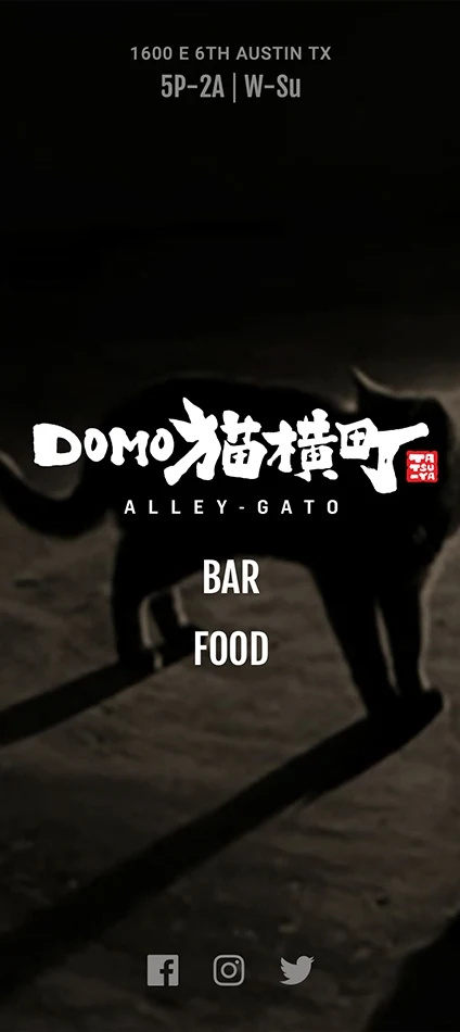 Domo alley gato mobile — mobile view